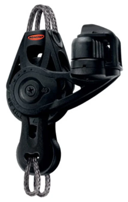 Ronstan Series 40mm Fiddle Orbit BB Block, Cam Cleat, Becket