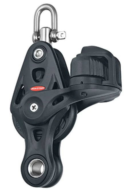 Ronstan Series 60 Single Fiddle Block, Cam Cleat