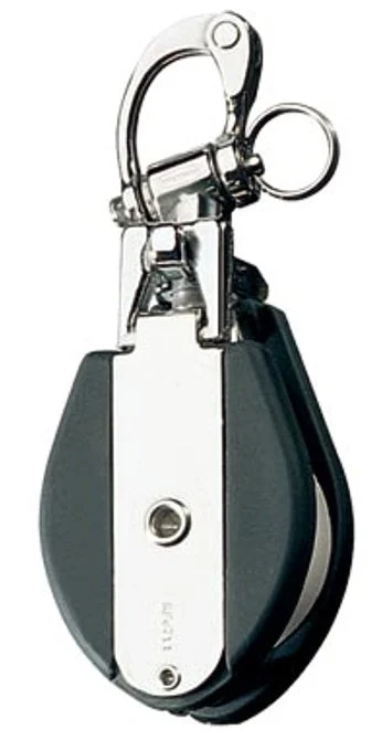 Ronstan Single Acetal Sheave Trunion Head Snatch Block, 2"