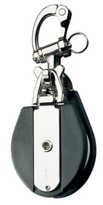 Ronstan Single Acetal Sheave Trunion Head Snatch Block, 2-1/2"