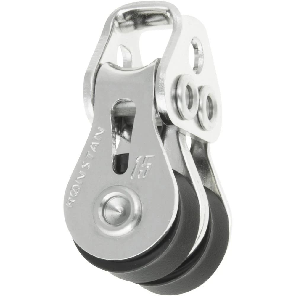 Ronstan Series 15 Ball Bearing Utility Block - Double, Loop Head – Marine Boat Replacement Part