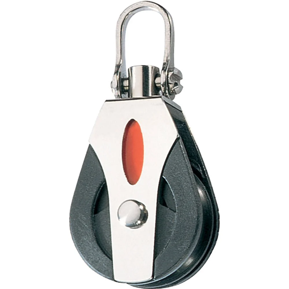Ronstan Series 30 Utility Ball Bearing Block - Single, Swivel Shackle Head – Marine Boat Replacement Part