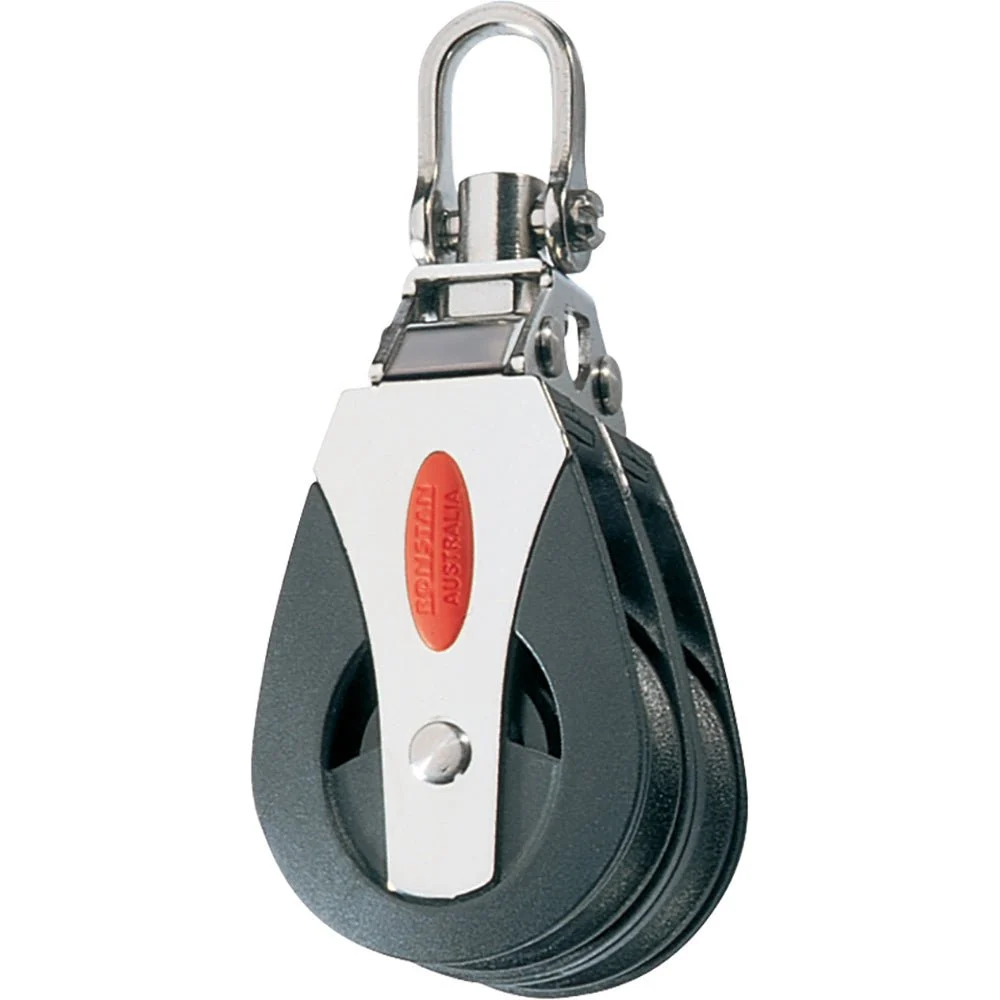 Ronstan Series 40 Ball Bearing Block - Double - Swivel Head – Marine Boat Replacement Part