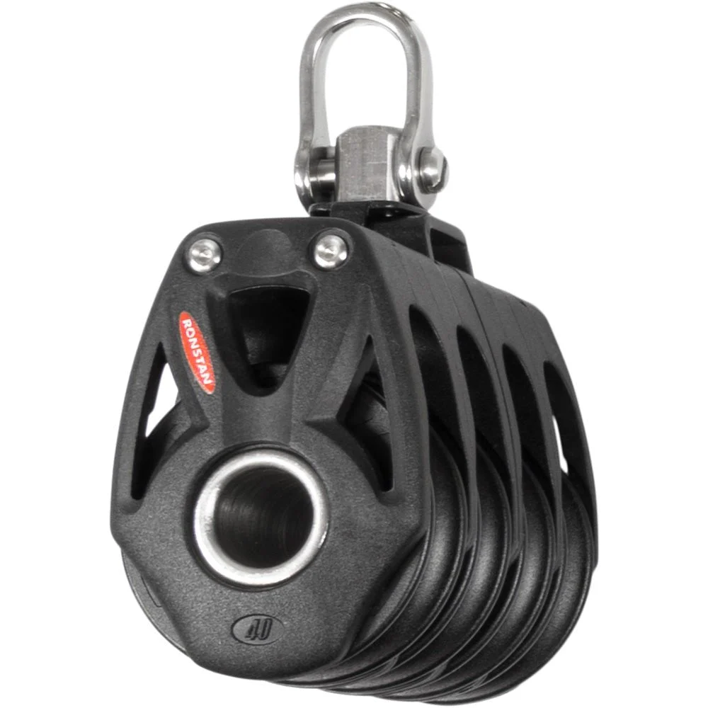 Ronstan Series 40 Orbit BB Quad Block w/Swivel Shackle – Boat Pump & Plumbing Part