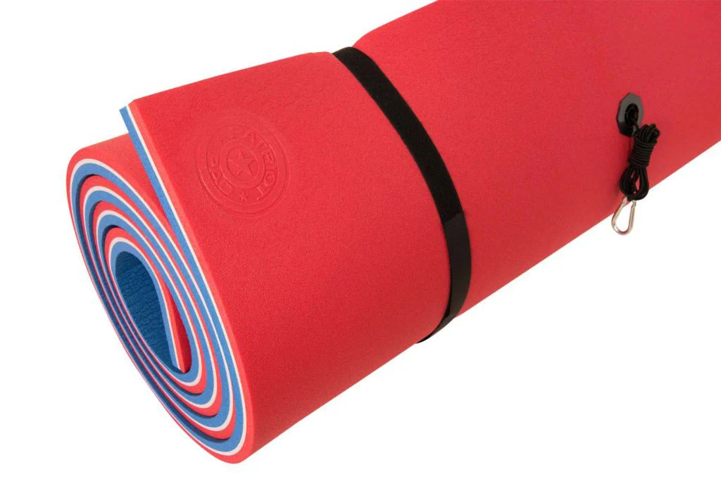 Idol Surf 22-210-18 Patriot Pad Foam Watermat - 3-Ply, 18', Red/White/Blue - 22-210-18