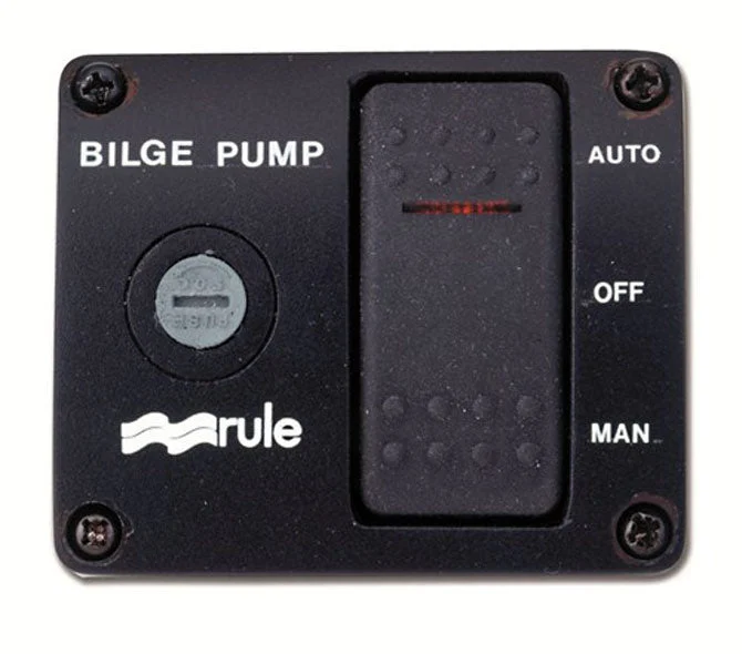 Rule 3-Way Lighted Rocker Panel Switch