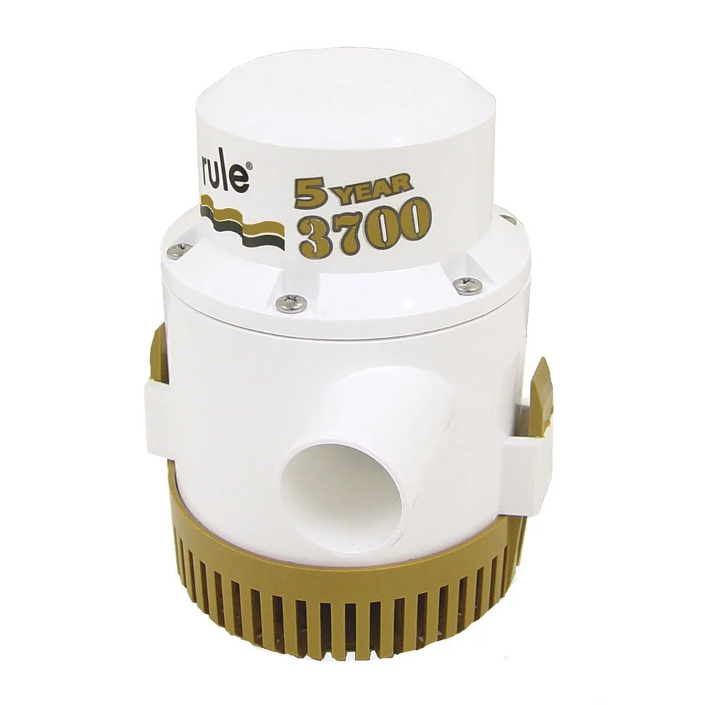Rule 3700 G.P.H. "Gold Series" Bilge Pump – Marine Boat Replacement Part