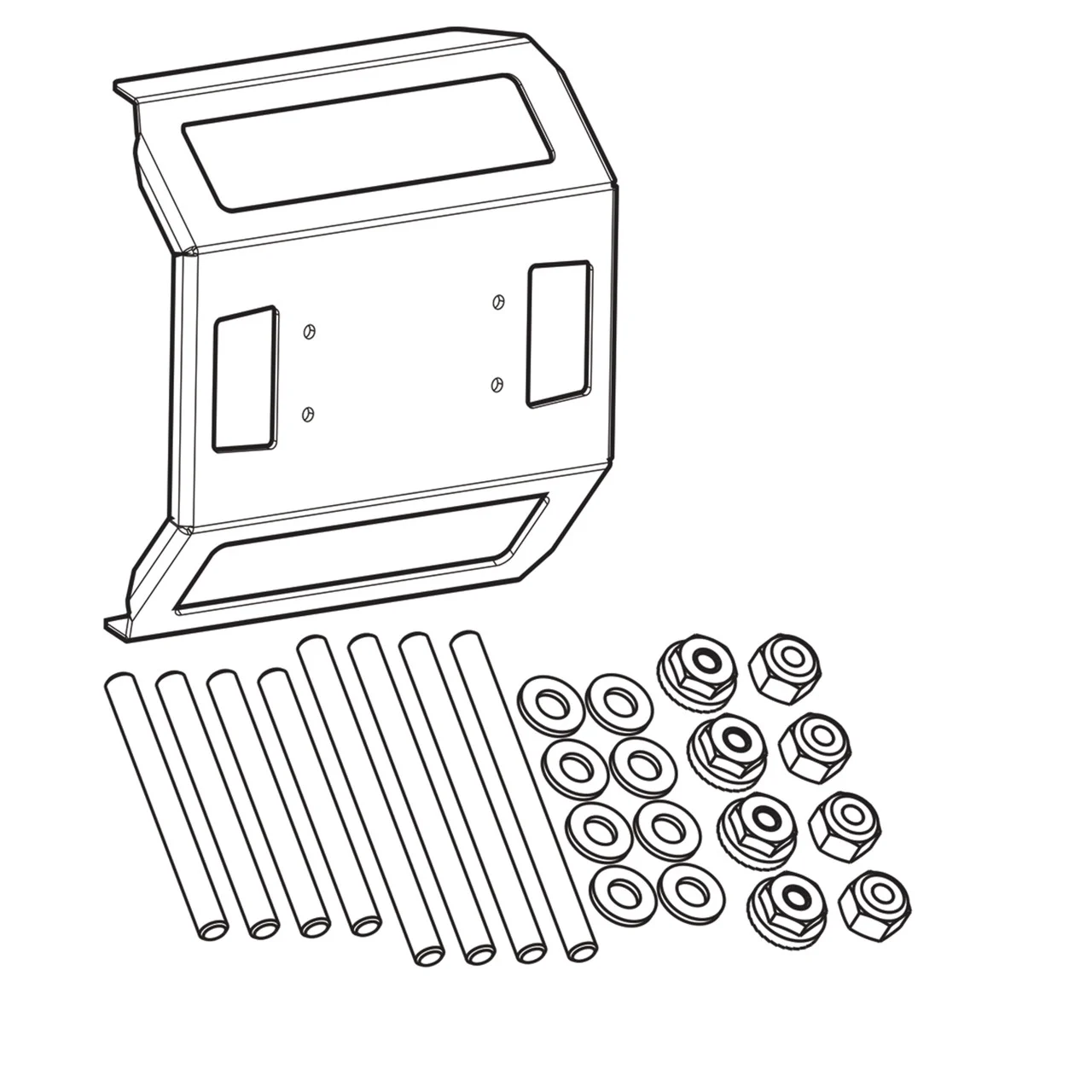 Humminbird 740177-1 Reinforced In-Dash Mounting Kit for SOLIX 15 - 740177-1