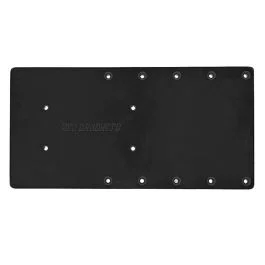 Sea Brackets 16" Straight Trolling Motor Plate F/Garmin Kraken - Black