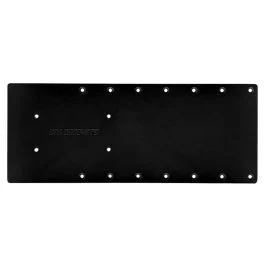 Sea Brackets 20" Straight Trolling Motor Plate F/Garmin Kraken - Black