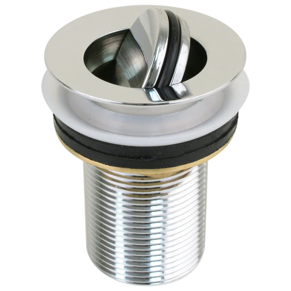 Scandvik Sink Drain w/Flip Stopper - Chrome Plated Brass – Boat Pump & Plumbing Part