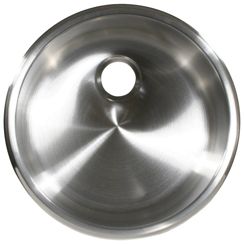 Scandvik SS Cylindrical Sink - (11-5/8" x 5") - Brushed Finish – Boat Pump & Plumbing Part