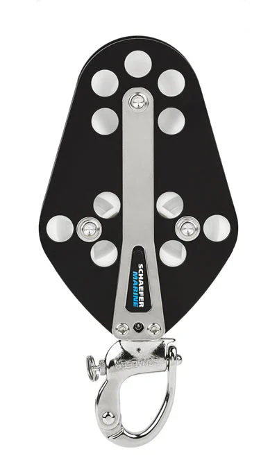 Schaefer Block, Series 7 Alum. Fiddle, Snap Shackle Release