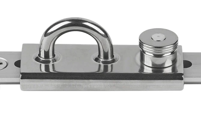 Schaefer T-Track Slider, SS 1-1/4" - Eye Slide/Lined