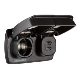 Scanstrut Flip Pro Multi - Dual Usb-C & 12v Power Socket