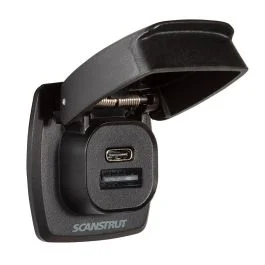 Scanstrut Flip Pro Plus Fast Charge Usb-A & Usb-C Socket