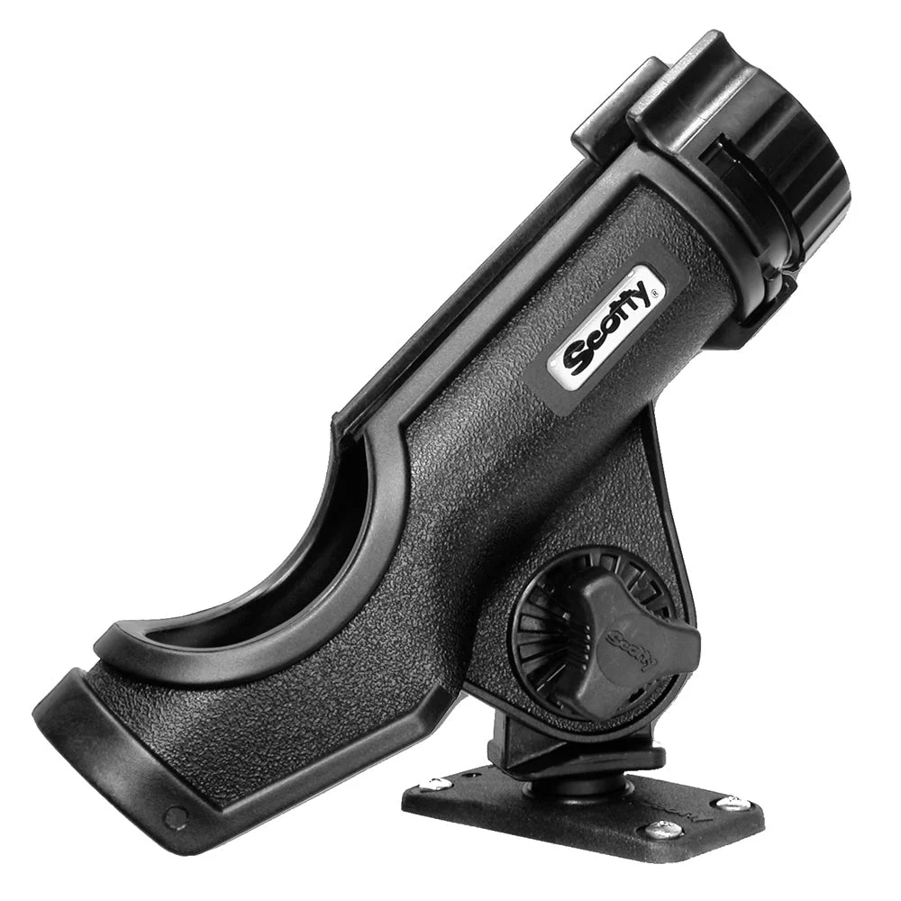 Scotty Powerlock Rod Holder Black w/244 Flush Deck Mount – Marine Boat Replacement Part