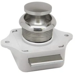 Sea-Dog Push Button Rim Latch - Stainless Steel/Plastic Housing