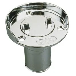 Sea-Dog Hose Deck Fill W/Splash Guard - Die Cast Zinc Chrome Plated