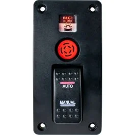 Sea-Dog Bilge Pump Water Alarm Panel W/Switch
