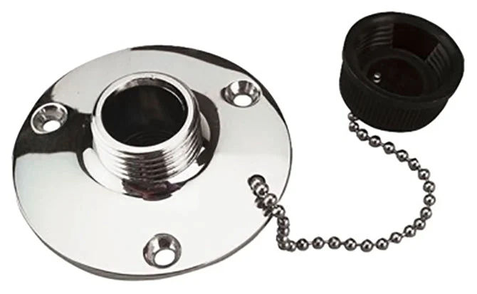 Sea-Dog Line Washdown Water Outlet -Male Connector, Chrome