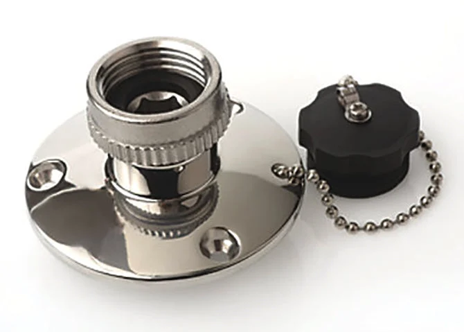 Sea-Dog Line Freshwater Inlet -Female Connector, Stainless