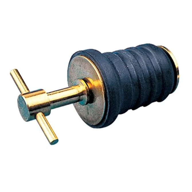 Sea-Dog Line T-Handle Drain Plug, Brass 1"