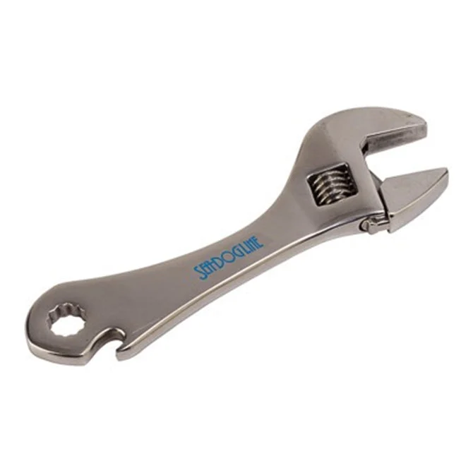 Sea-Dog Line Adjustable Wrench 5-1/2" w/1/4" Hex Head