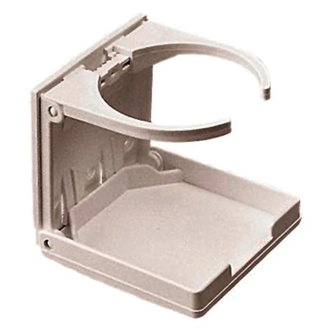 Sea-Dog Line Adjustable Folding Drink Holder, White