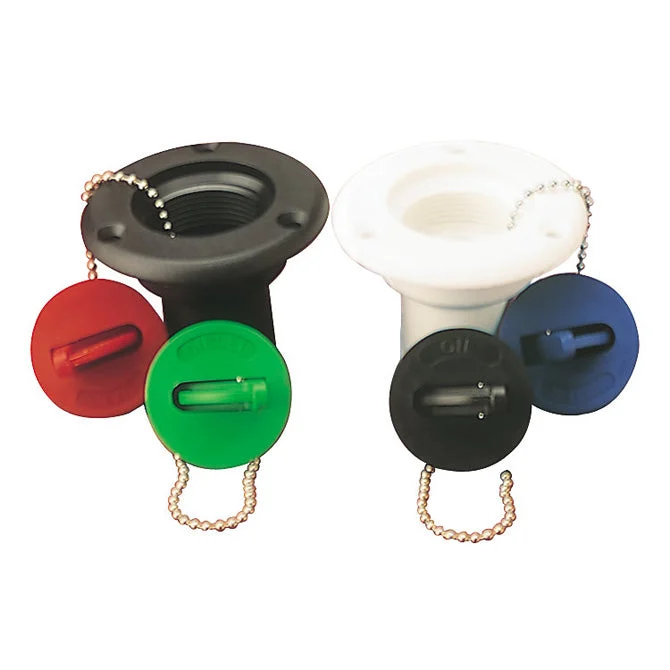 Sea-Dog Line Deck Fill Nylon w/Keyless Blue Cap, Water 1-1/2"
