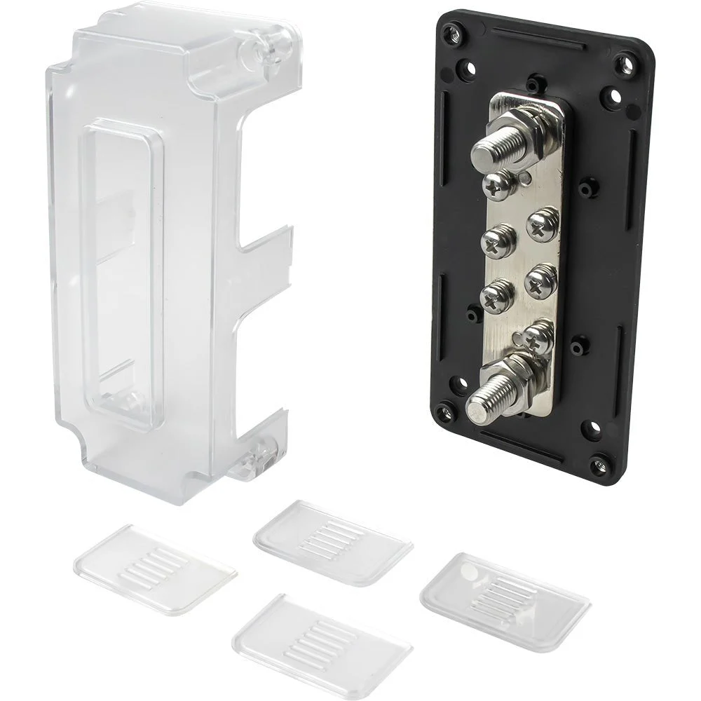Sea-Dog Buss Bar w/Cover - 6 Terminals – Marine Electrical Replacement Part