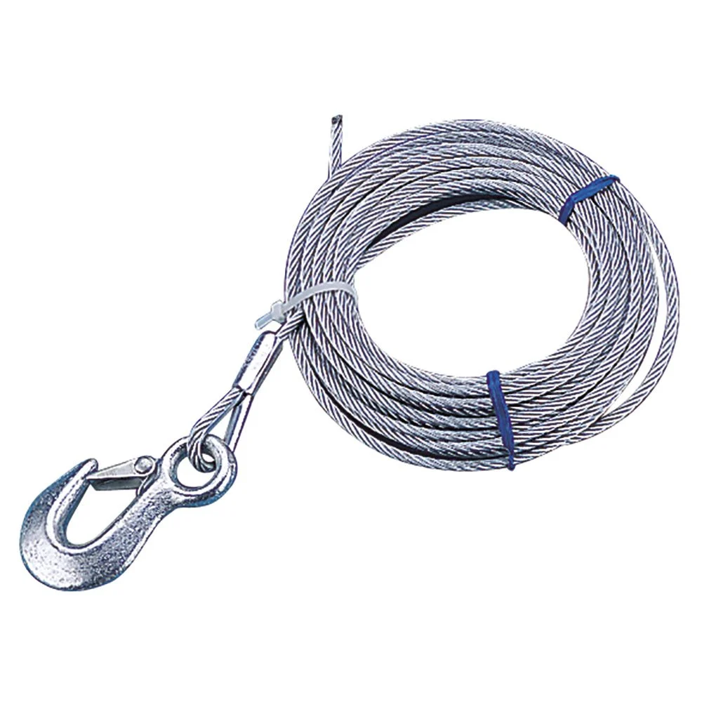 Sea-Dog Galvanized Winch Cable - 3/16" x 20' – Marine Electrical Replacement Part