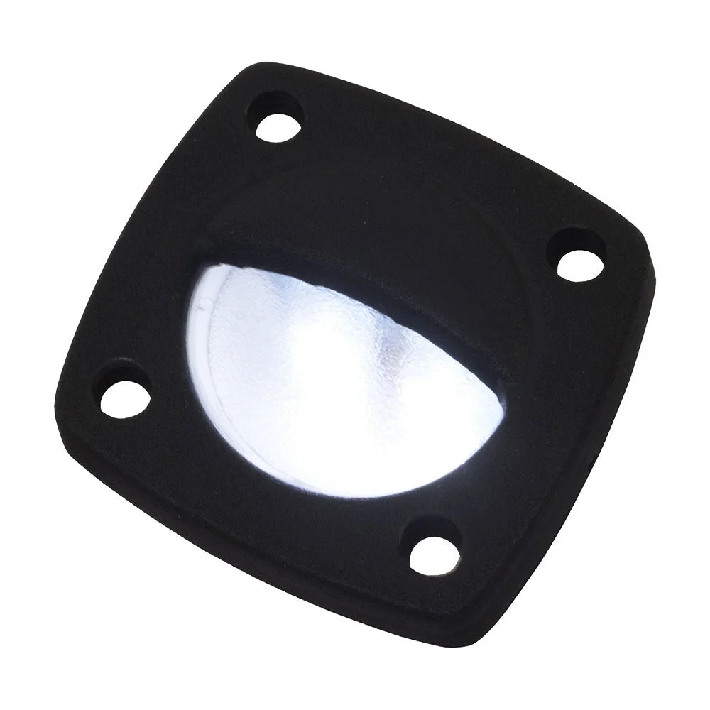 Sea-Dog LED Utility Light White w/Black Faceplate – Marine Boat Replacement Part