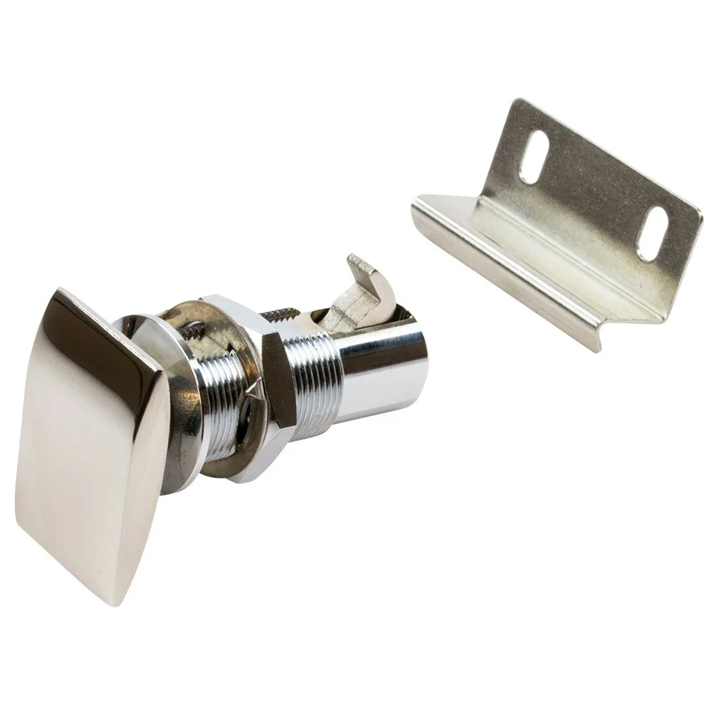 Sea-Dog Push Button Cabinet Latch - Rectangular – Marine Boat Replacement Part