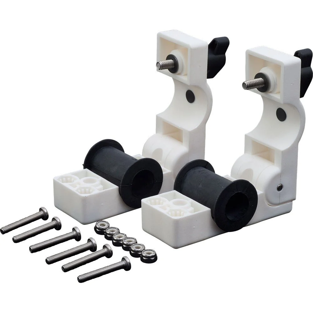 Sea-Dog Removable Round Rail Mount Clamps - Injection Molded Nylon/EDPM/Stainless Steel – Marine Boat Replacement Part