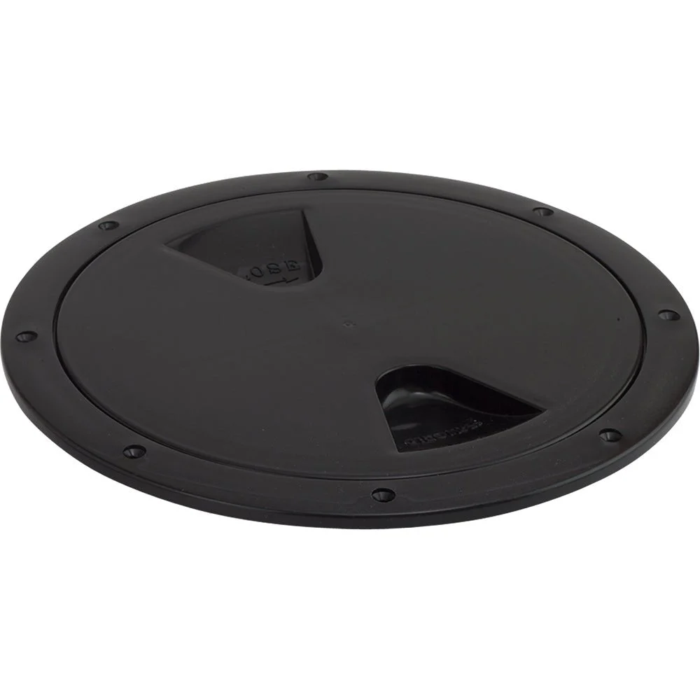 Sea-Dog Screw-Out Deck Plate - Black - 6" – Marine Boat Replacement Part