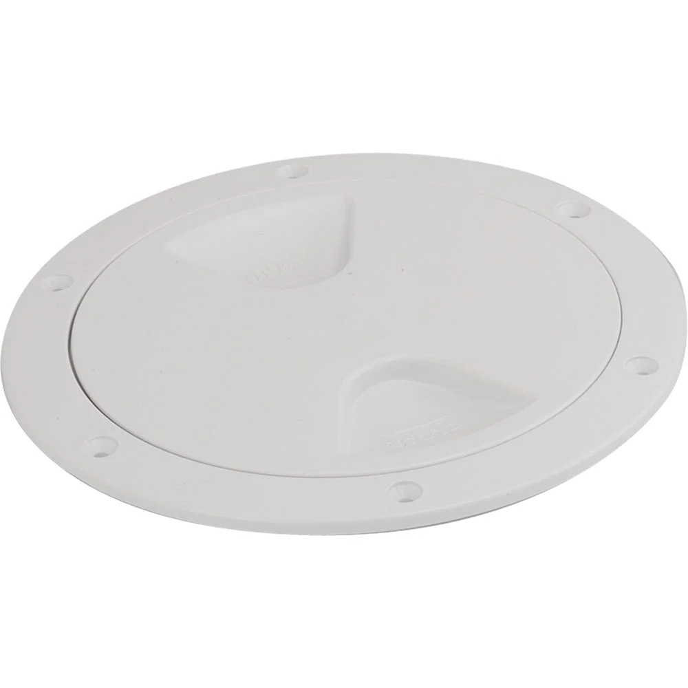 Sea-Dog Screw-Out Deck Plate - White - 5" – Marine Boat Replacement Part