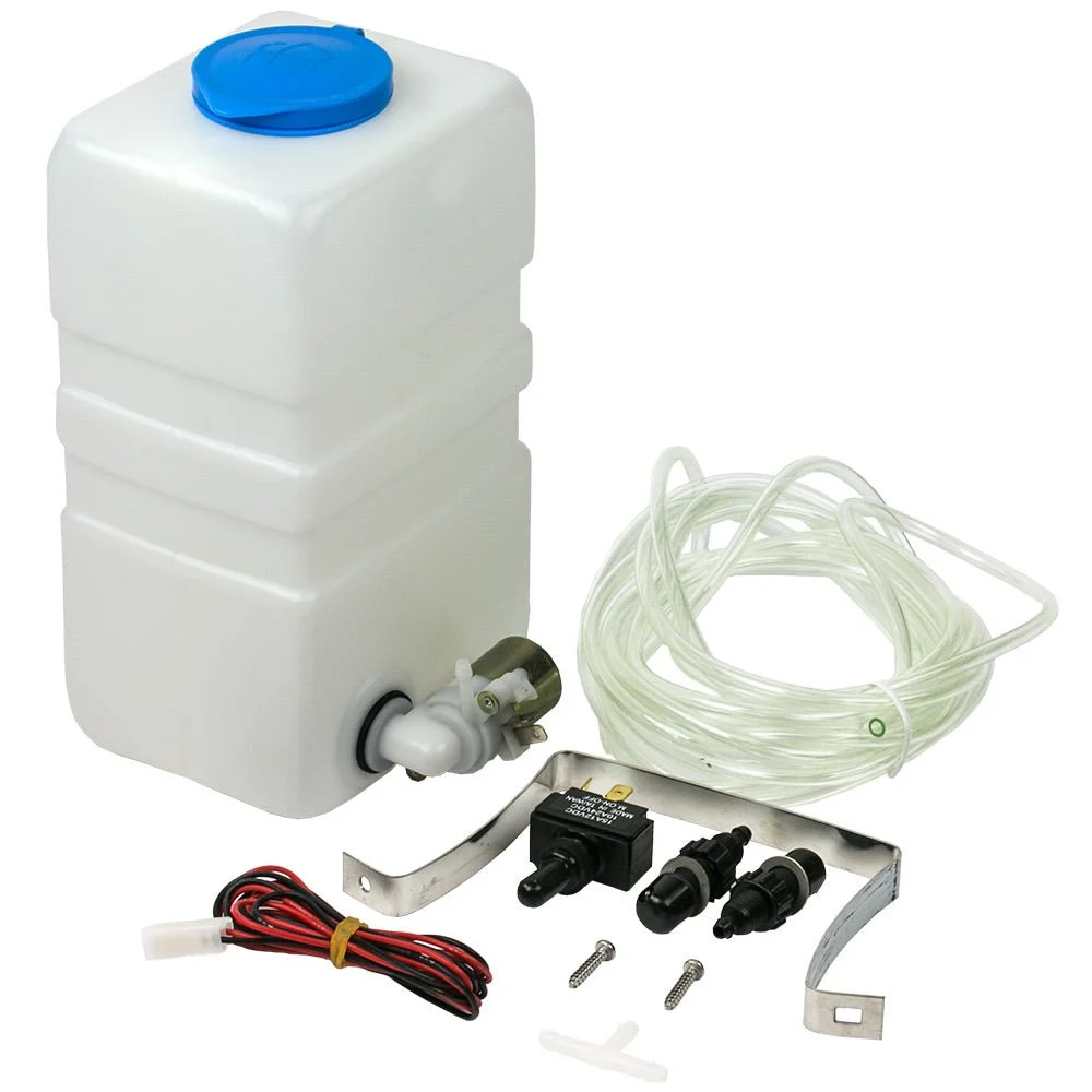 Sea-Dog Windshield Washer Kit Complete - Plastic – Marine Electrical Replacement Part