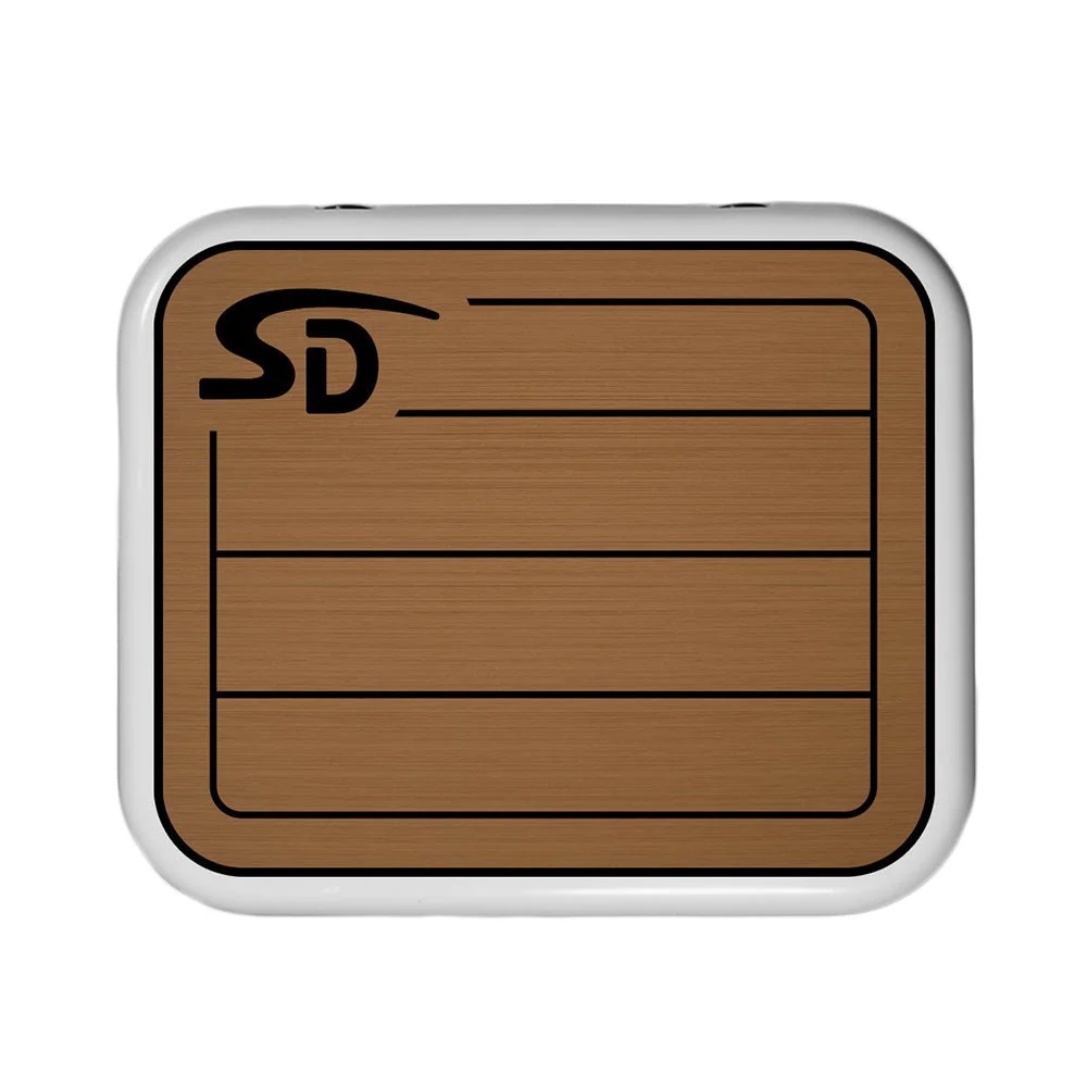 SeaDek YETI Roadie 24 Teak Cooler Pad - 6mm - Mocha/Black – Marine Boat Replacement Part