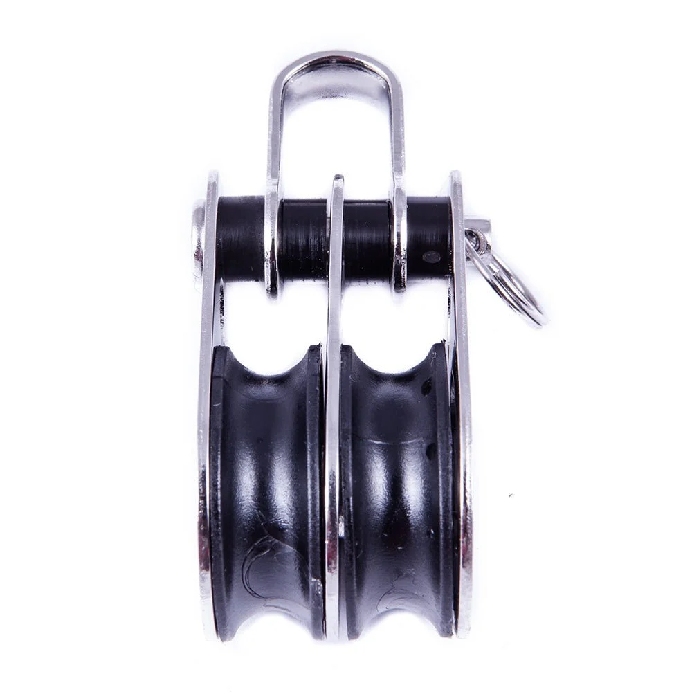 SeaSure 25mm Double Block w/Shackle – Marine Boat Replacement Part