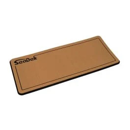 Seadek 16" X 39" 20mm Dual Density Large Helm Pad W/Seadek Logo - Brushed Texture - Mocha/Black (406.4mm X 990.6mm X 20mm)