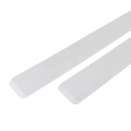 Seadek Cockpit Coaming Bolster Set (2) - 4" X 39" & 20mm Thick - White W/Brushed Texture