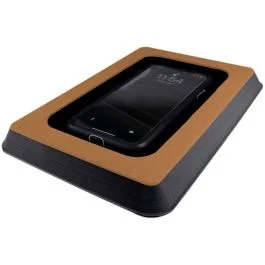 Seadek Single Cell Phone Dash Pocket - Mocha/Black