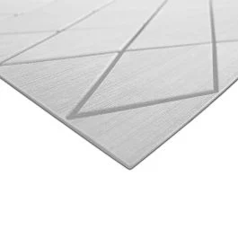 Seadek 40" X 80" 6mm Two Color Diamond Full Sheet - Brushed Texture - Cool Grey/Storm Grey (1016mm X 2032mm X 6mm)