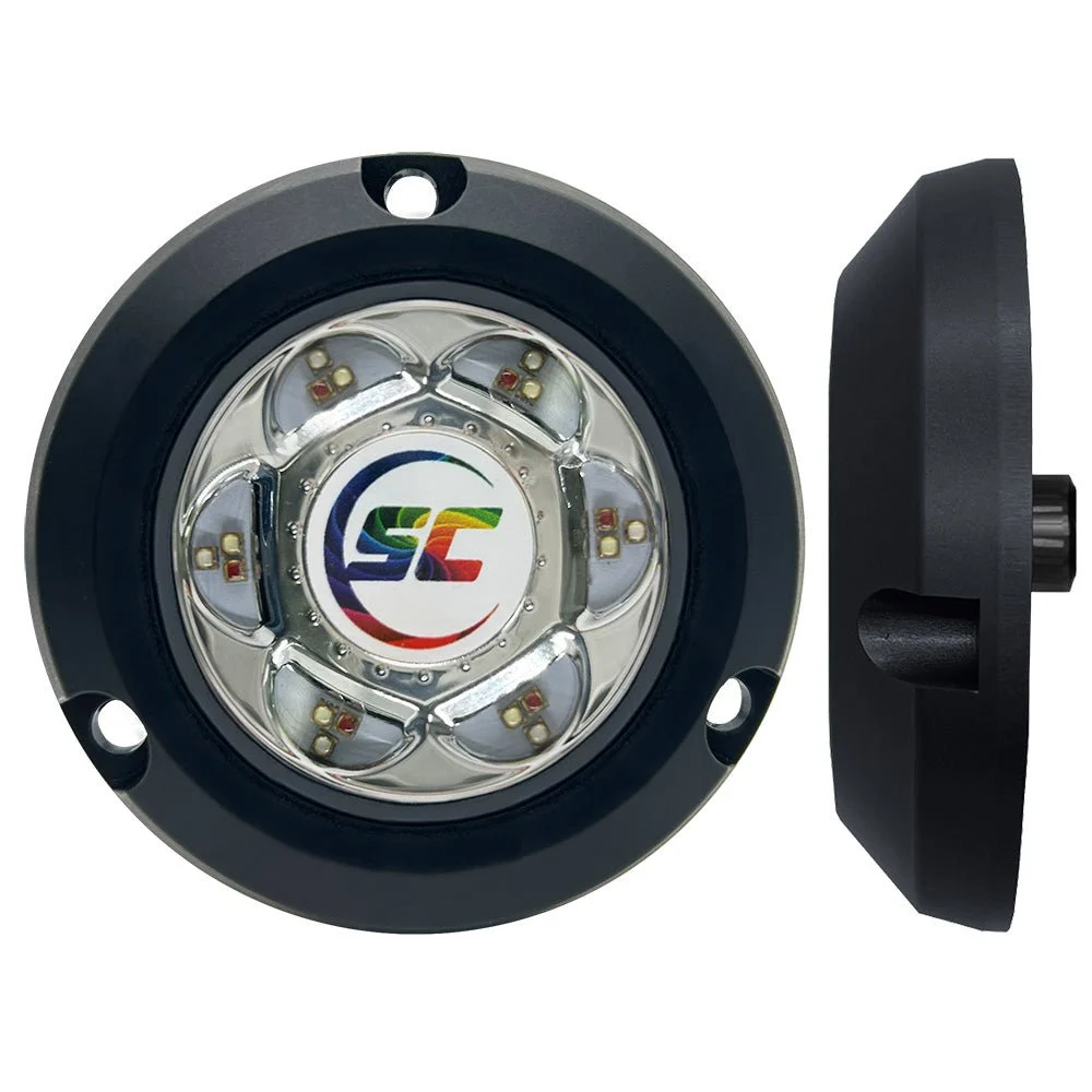 Shadow-Caster LED Lighting Shadow-Caster SC2 Series Polymer Composite Surface Mount Underwater Light - Full Color – Marine Boat Replacement Part