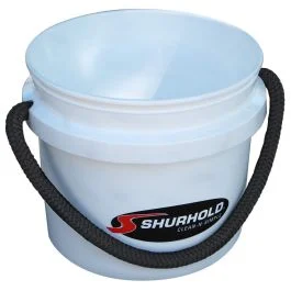 Shurhold World'S Best Rope Handle Bucket - 3.5 Gallon - White
