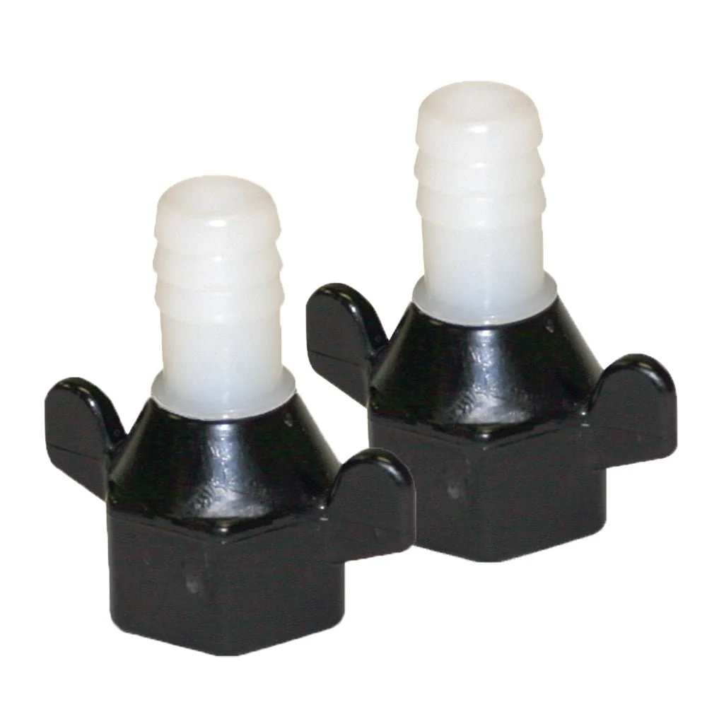 Shurflo by Pentair 1/2" Barb x 1/2" NPT-F Hex/Wingnut Straight Fitting (Pair) – Boat Pump & Plumbing Part