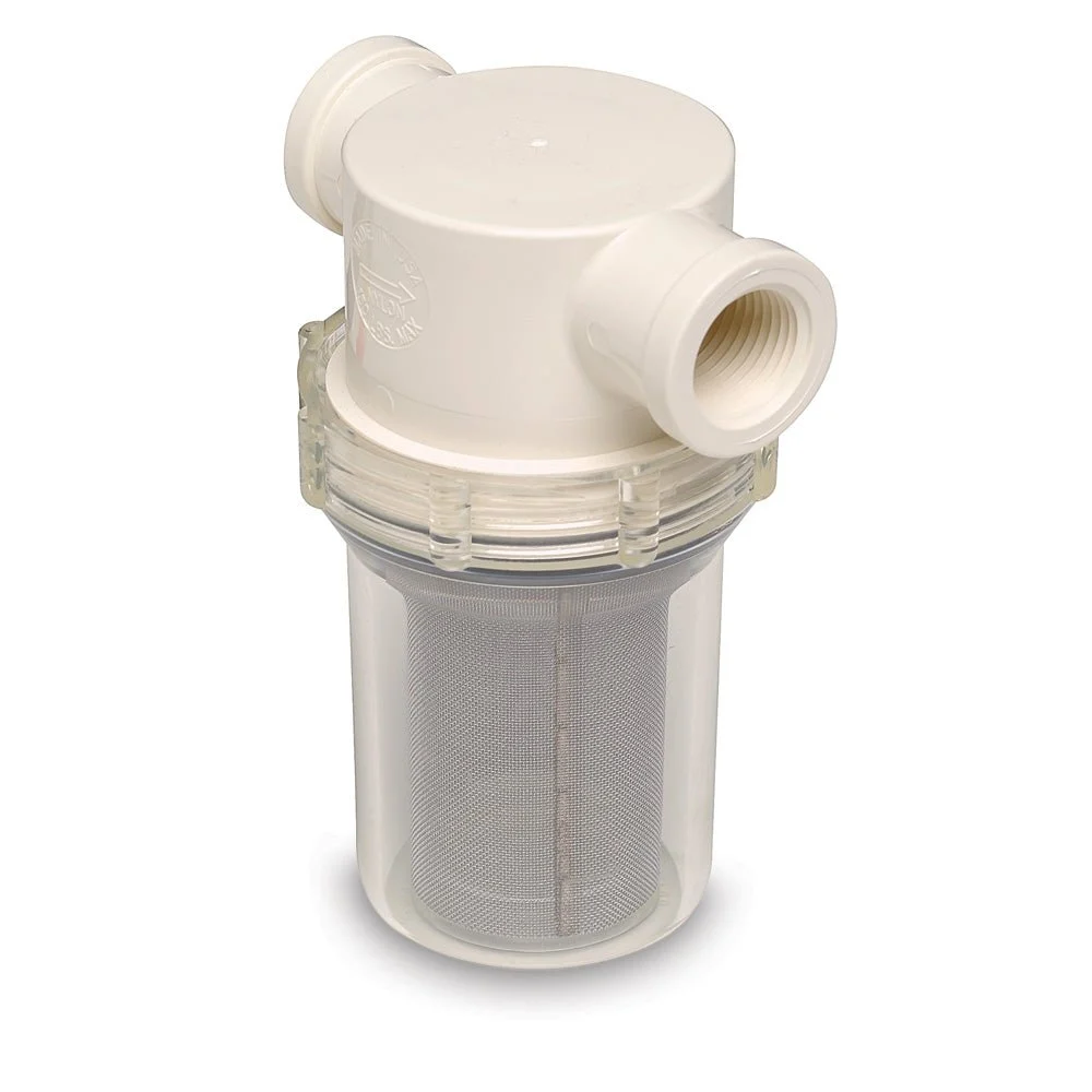 Shurflo by Pentair 1/2" Raw Water Strainer - 50 Mesh Screen – Marine Engine Cooling Replacement Part