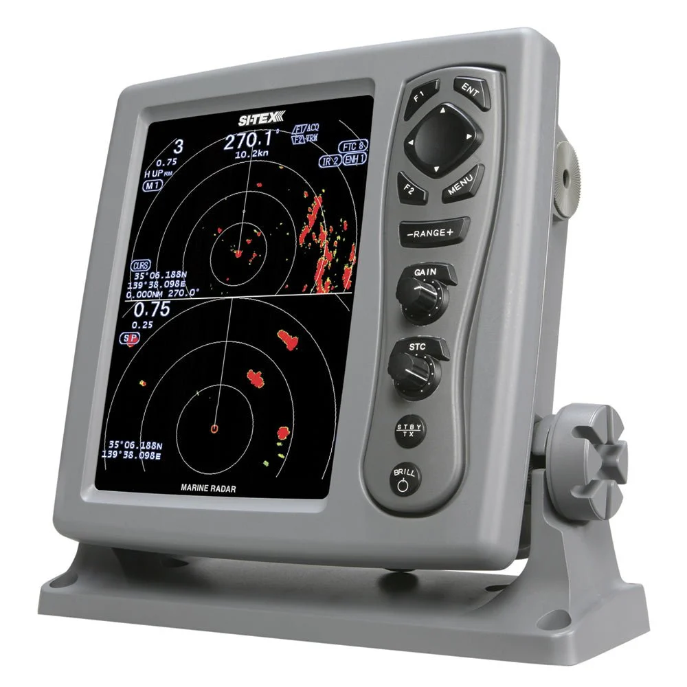 Si-Tex 8.5" Color LCD Radar w/4kW Output - 1/16-36nm Range - 25" Radome – Marine Boat Replacement Part
