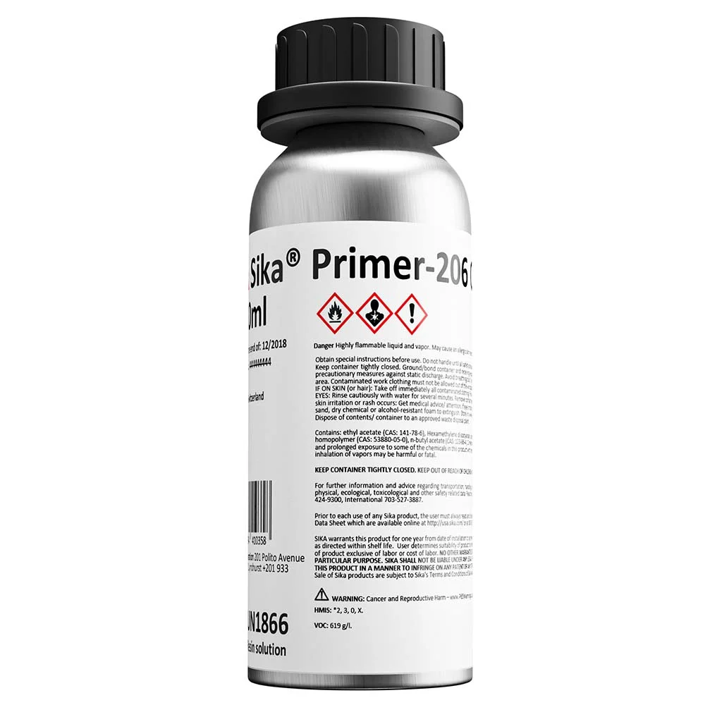 Sika Primer-206 G+P Black 250ml Bottle – Marine Boat Replacement Part